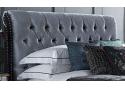 5ft King Size Montana Grey Button Back Upholstered Bed Frame 5